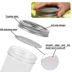 Easy to Use Stainless Steel For Sprouting Stands for Home Growing 6 Piece Kit