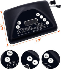 Digital Control Panel Kit, Top Controller Replacement Part 9907100008 for Master