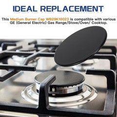 [Upgraded] WB29K10023 Range Medium Burner Cap Replacement Part, Fit for GE Ga…