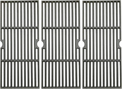 3 Pack – 16 7/8″ Cast Iron Cooking Grates for Charbroil & Master Chef Gas Grills