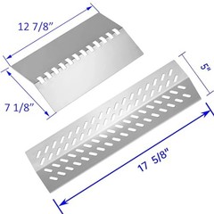 57568 57569 Stainless Steel Flame Tamer Grill Replacement Parts for 5 Burner