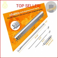 Hisencn Grill Replacement Parts for Charbroil Advantage 4 Burner 463344015 46343