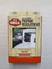 Propane Regulator Kit Replacement Universal Expert Grill 23” Hose Brass Fittings
