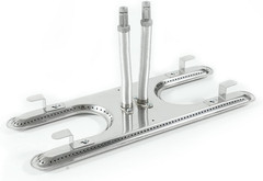 Universal H-Type Dual Control Bar Burner Replacement for Char-Broil, Thermos, Ar