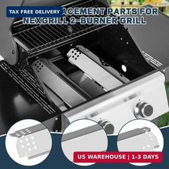 Grill Parts for Nexgrill replacement parts 2 Burner 720-0864 720-0864M,Stainless