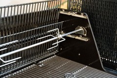 Gravity Series Rotisserie Kit – Stainless Steel Attachment for Charcoal Grill