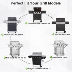 Hiorucet Grill Replacement Parts For Dyna-Glo Dgf510Sbp Dgf493Bnp Dgb494Spb