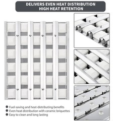 Briquette Tray Replacement for Alfresco Grill Parts – Heat Trays, Ceramic Brique