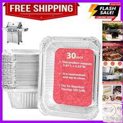 62007 Drip Pan Liners for Napoleon BBQ Prestige 500 Grill Accessories, Grill …