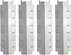 Stainless Steel Heat Plate Shield Set for Charbroil and Kenmore Grills, 4-Piece