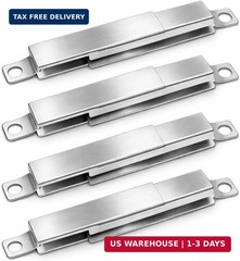 4Pack 304 Stainless Steel Adjustable Carryover Tubes – 5″-9.5″ Universal Crossov