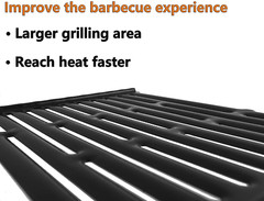 BBQ Gas Grill 15″ Grill Grates for Weber Genesis Silver A Spirit 500 E210 S210