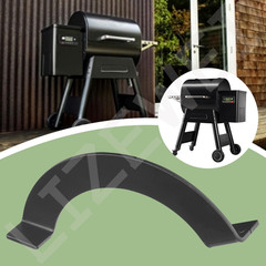 BCA002 Grill Lid Door Stop Arc Right Side & Lid Hinge Kit Compatible with Most