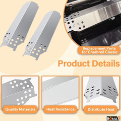 Stainless Steel Repair Kit for Charbroil Classic 280 2-Burner 463647018 46361…