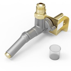 Grill Burner Control Valve Replacement for Masterbuilt & Smoker, Brass