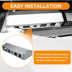 Heat Manifold Replacement Kit for Masterbuilt Gravity Series 1050 Digital Charco