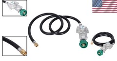 High-Quality 5FT Brass Propane Regulator with Hose – Certified Safety Features