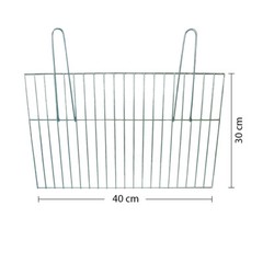 Grill 40×30 With Folding Handle Kamim Grid 0 5/32in Charcoal Replacement Rust