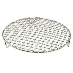 Round Cooking and Cooling Rack 2 Pieces Stainless Steel for Baking Roasting BBQ