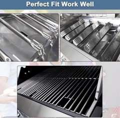Grill Rebuild Kit Compatible KitchenAid 740-0780 720-0745B Burners Grates