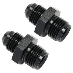 6AN Male to 5/8-18 Inverted Flare Adapter 6AN to 5/8-18 Inverted Black – 2pcs