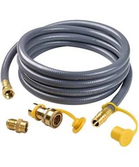 12 FT Natural Gas Hose, 1/2″ Quick Connect Fittings- 1/2″ Female Flare Fittings