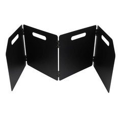 Outdoor Fireplace Windshield Lightweight and Designed for Maximum Efficiency