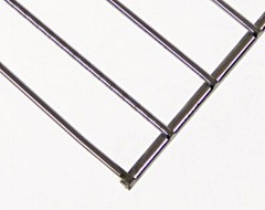Barbecue Grid 26 3/8×15 11/16in Grill for Rust Fire Place Universal BitWa