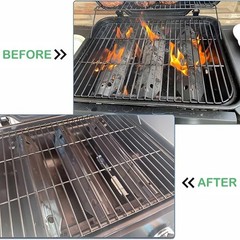 Porcelain Cooking Grid & Stainless Steel Heat Plates for Dyna-Glo 3-Burner