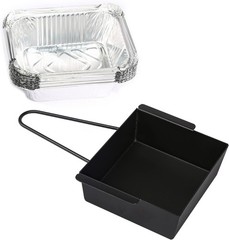 Grill Drip Pan Replacement for Grease Tray with Aluminum Foil Liner