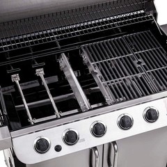 Grill Replacement Parts for 4 Burner Gas Grill – Burners, Heat Plates & Tubes