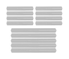 SG538 (13-Pack) Stainless Steel Flavorizer Bars Replacement for Weber 7538 98…