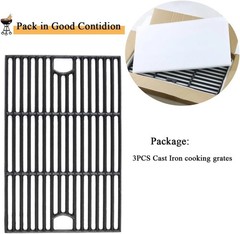 17 Inch Cast Iron Grill Grates for Nexgrill 6 Burner 720-0896 720-0896B 720-0…