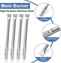 Grill Replacement Parts for Charbroil 463420508 463420509 463420507, Grill Burne