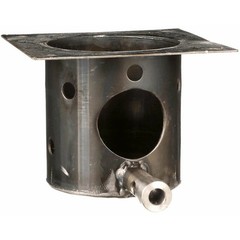 Backyard Pro Stainless Steel Fire Pot For Pellet Grills: PG0041-SS-AMP