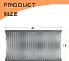 27 Inch Ash Pan Replacement Parts for Char Griller 1224, 1324, 2121, 2222, 2727