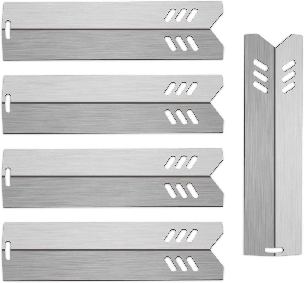 Kalomo 15″ Grill Heat Plates Shield Burner Cover Flame Tamer BBQ Gas Grill Repla