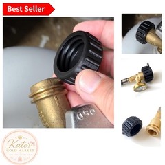 No-Tool Propane Tank Cap for 4-40 lb Grills & Campers – Weather Proof Design