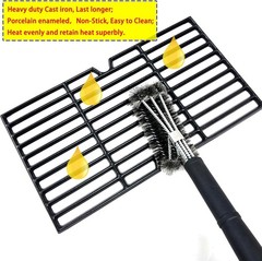 Cast Iron Cooking Grates For Kenmore Charbroil Dyna Glo Grill Replacement Set 4