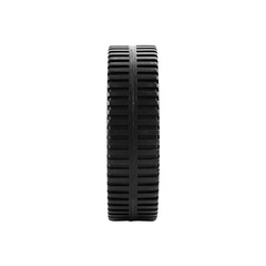 G437-0037-W1 Grill Wheels Replacement Parts for 7 inches, Black Blow Molded