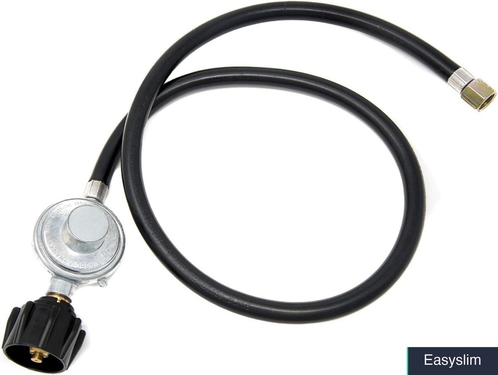 Propane Regulator 3FT Low Pressure QCC1 Brass Hose 11W.C 80K BTU