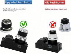 Universal AA Battery Push Button Igniter, 2 Outlet, Silver Cap | Gas Grill