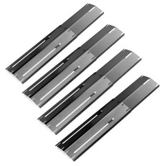 Universal Grill Heat Plates, Adjustable Heat Shield Tent, Burner Covers, 4-Pack