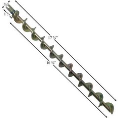 Green Mountain 18″ Auger T-Pin style For DB & JB Choice Pellet Grills, P-1113