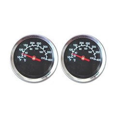 2-Pack Grill Thermometer Temperature Gauge Replacement for KMB-400F-2
