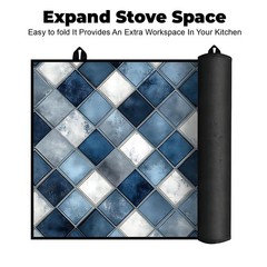 Heat-Resistant Glass Stove Top Cover with Anti-Slip Rubber Coating – Elect