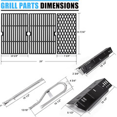 Grill Replacement Parts for Dyna-Glo DGH474CRP DGH483CRP DGH485CRP DGH474CRP-D,