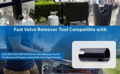 Valve Remover Tool Fits 20LB 30LB 40LB OPD Valve Propane Cylinder LPG Qcc-1 New