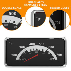 3.6″ Grill Temperature Gauge for Nexgrill 720-0882A 720-0898 720-0864R 720-08…