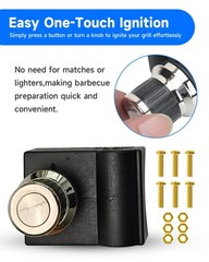 Grill Igniter Kit Compatible with Oklahoma Joe’s Longhorn Combo 15202029 1620204